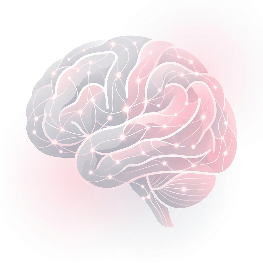 Ilustración neurológica abstracta